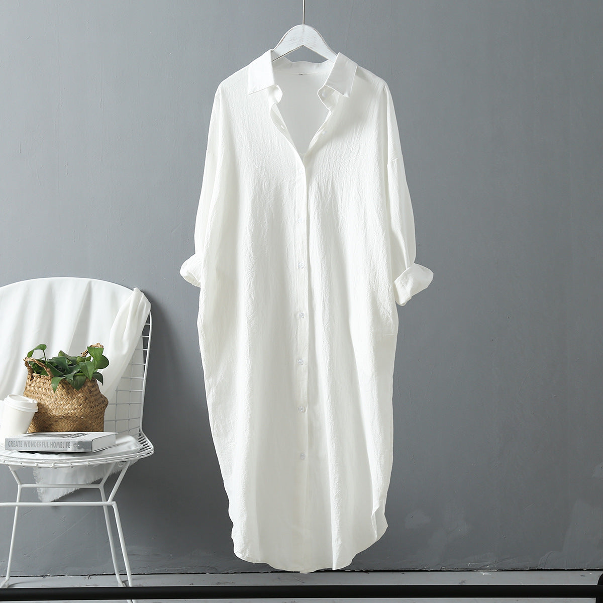 Chemise Longue en Coton