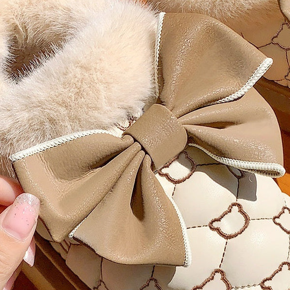 Les Bottines Nœud Papillon | Imperméables & Fourrées