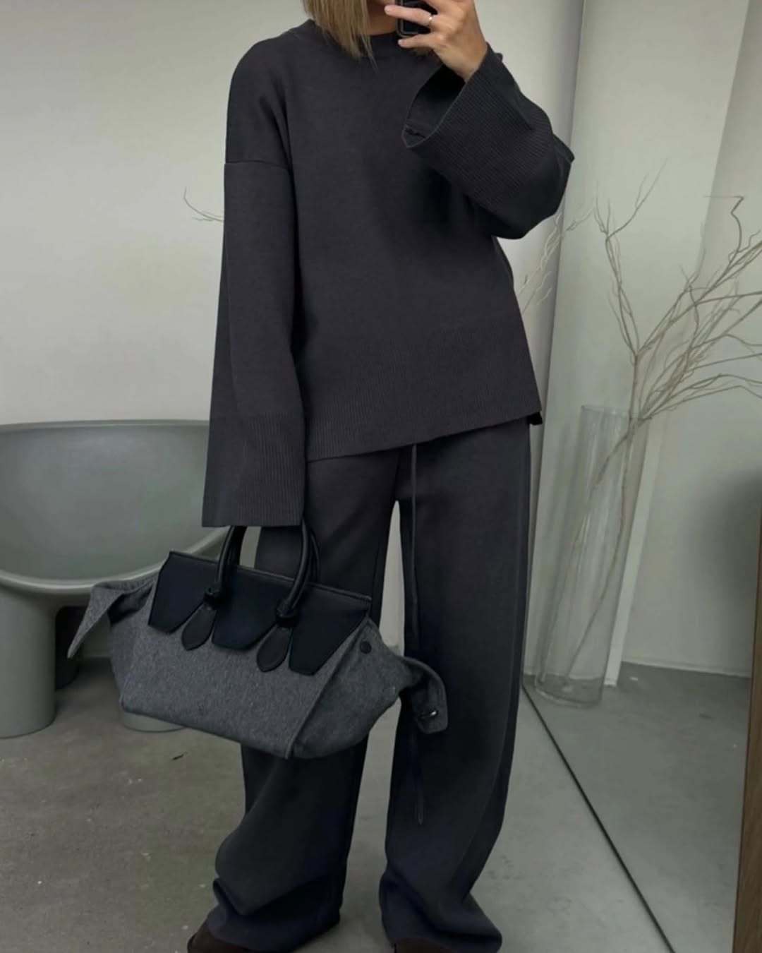 L'Ensemble zen Minimaliste | Col Rond & Coupe Fluide