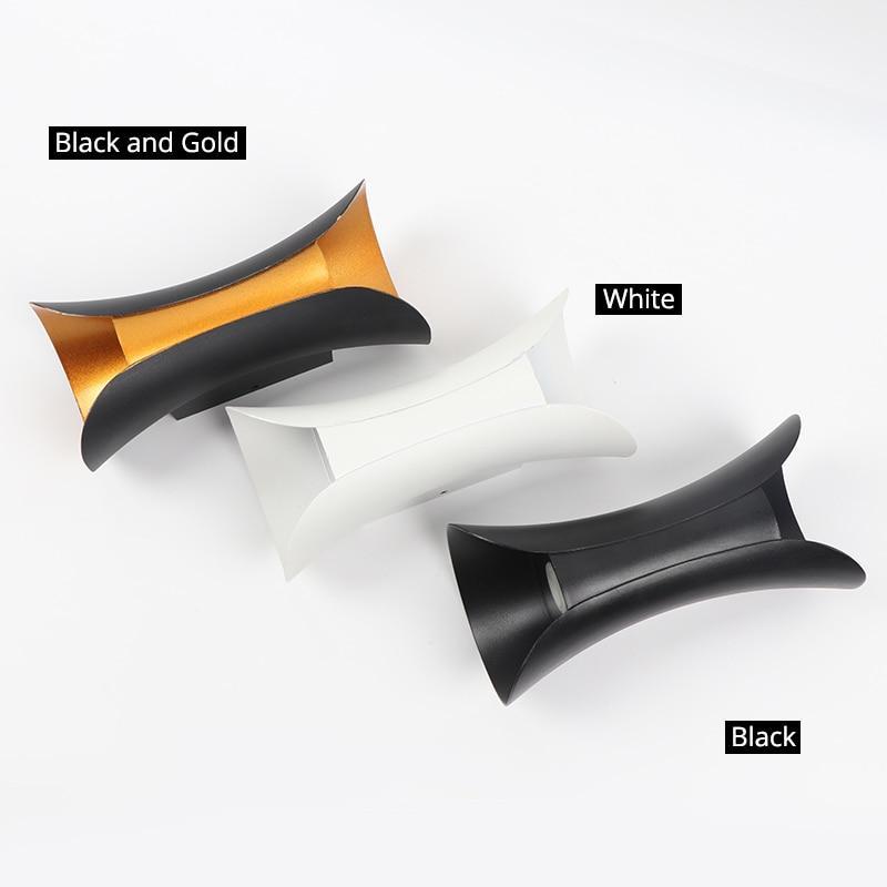 Lampada da parete curva per esterni, applique LED Arcora, cablata IP65