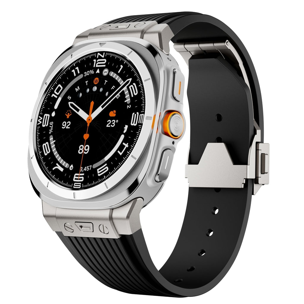 Curea din silicon pentru Samsung Watch Ultra, curea ajustabilă Kirrea cu cataramă