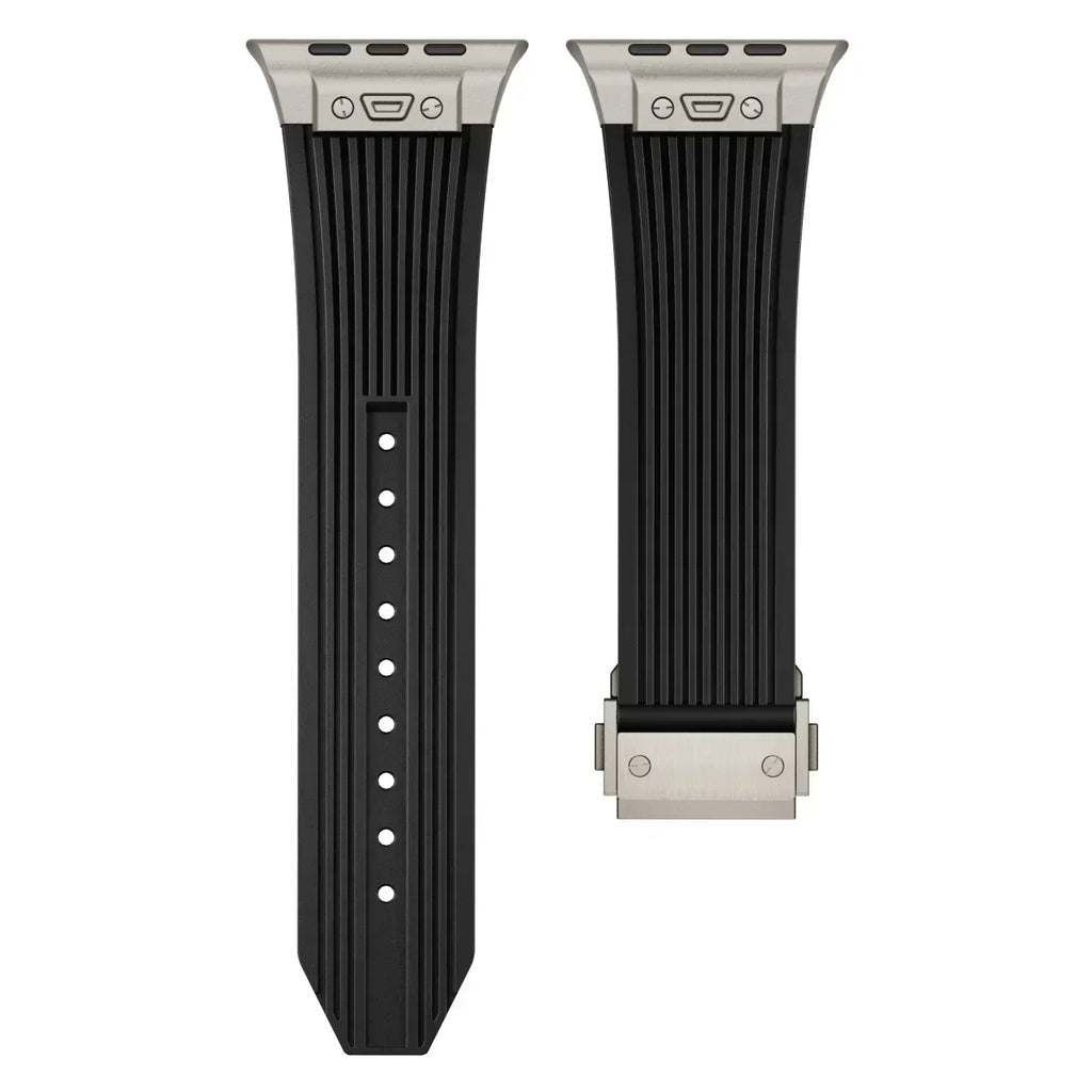 Silicone Watch Band for Apple Watch 44-49mm, NovaFlex Adjustable Strap