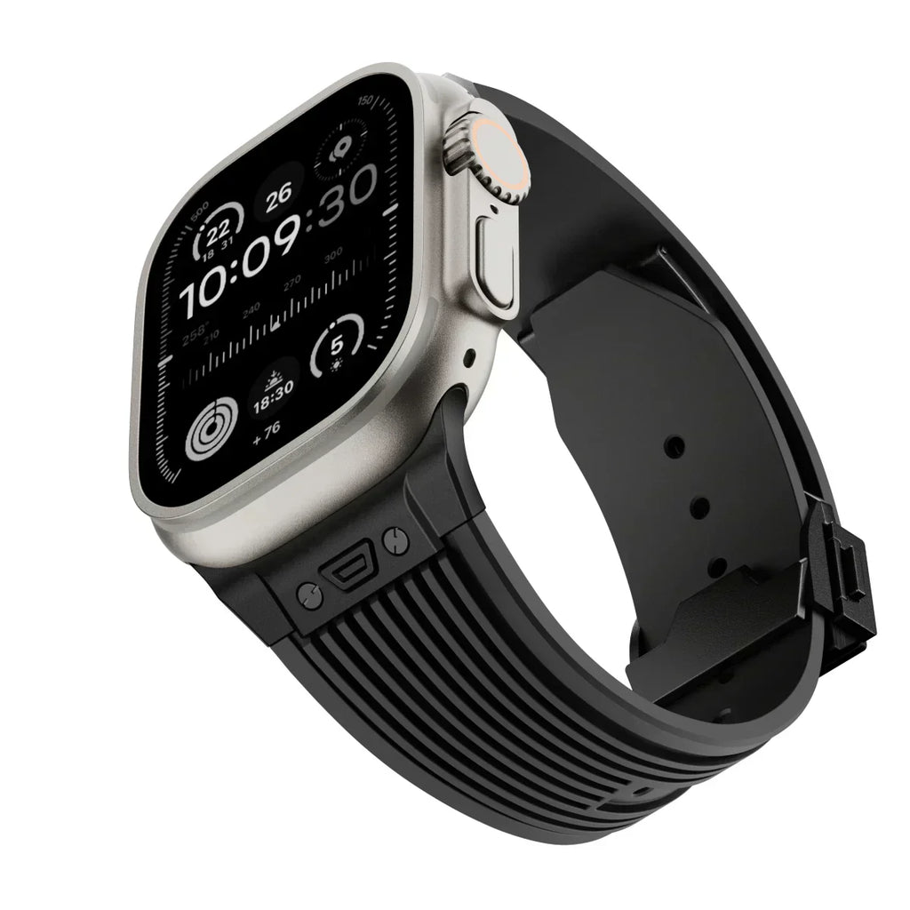 Silicone Watch Band for Apple Watch 44-49mm, NovaFlex Adjustable Strap