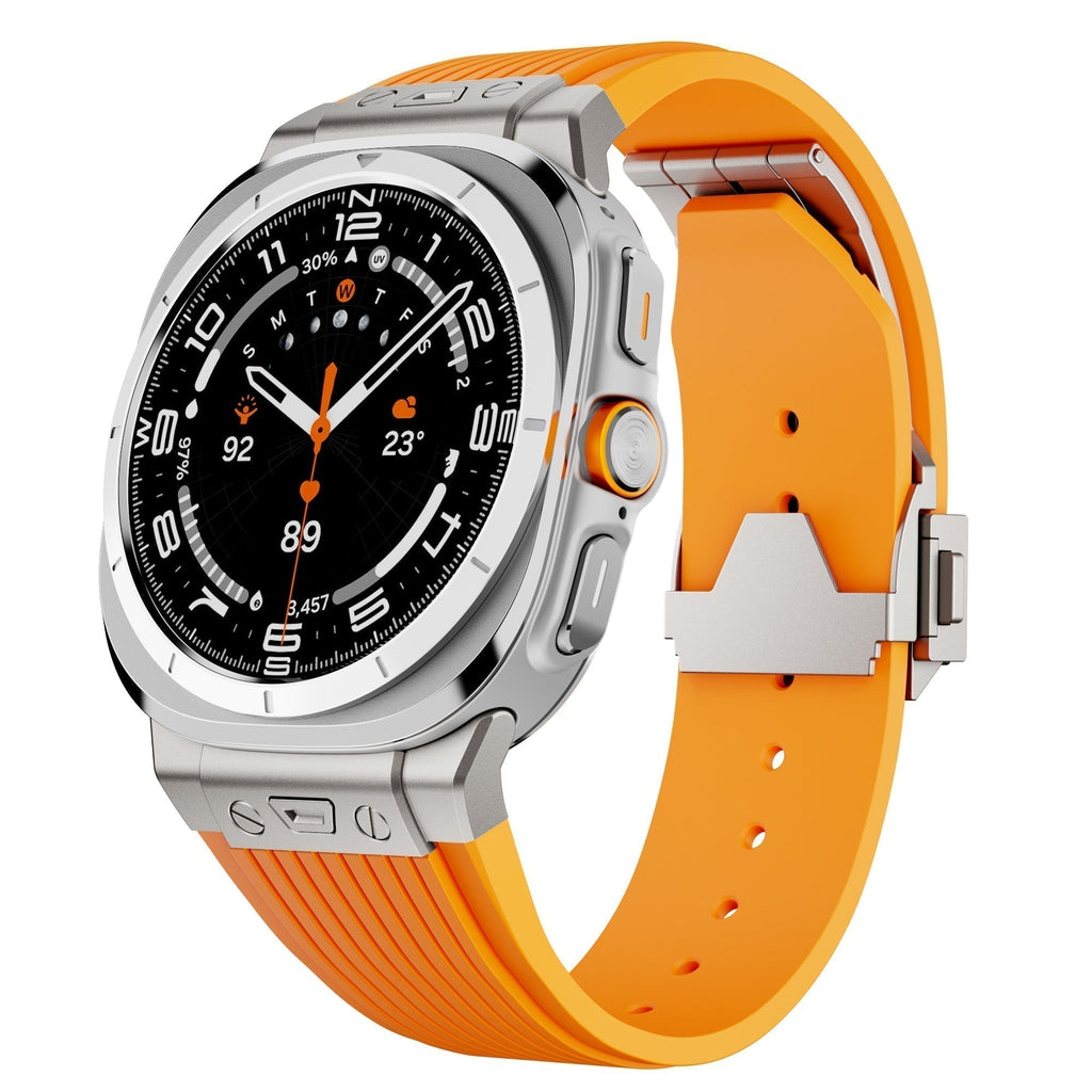 Curea din silicon pentru Samsung Watch Ultra, curea ajustabilă Kirrea cu cataramă