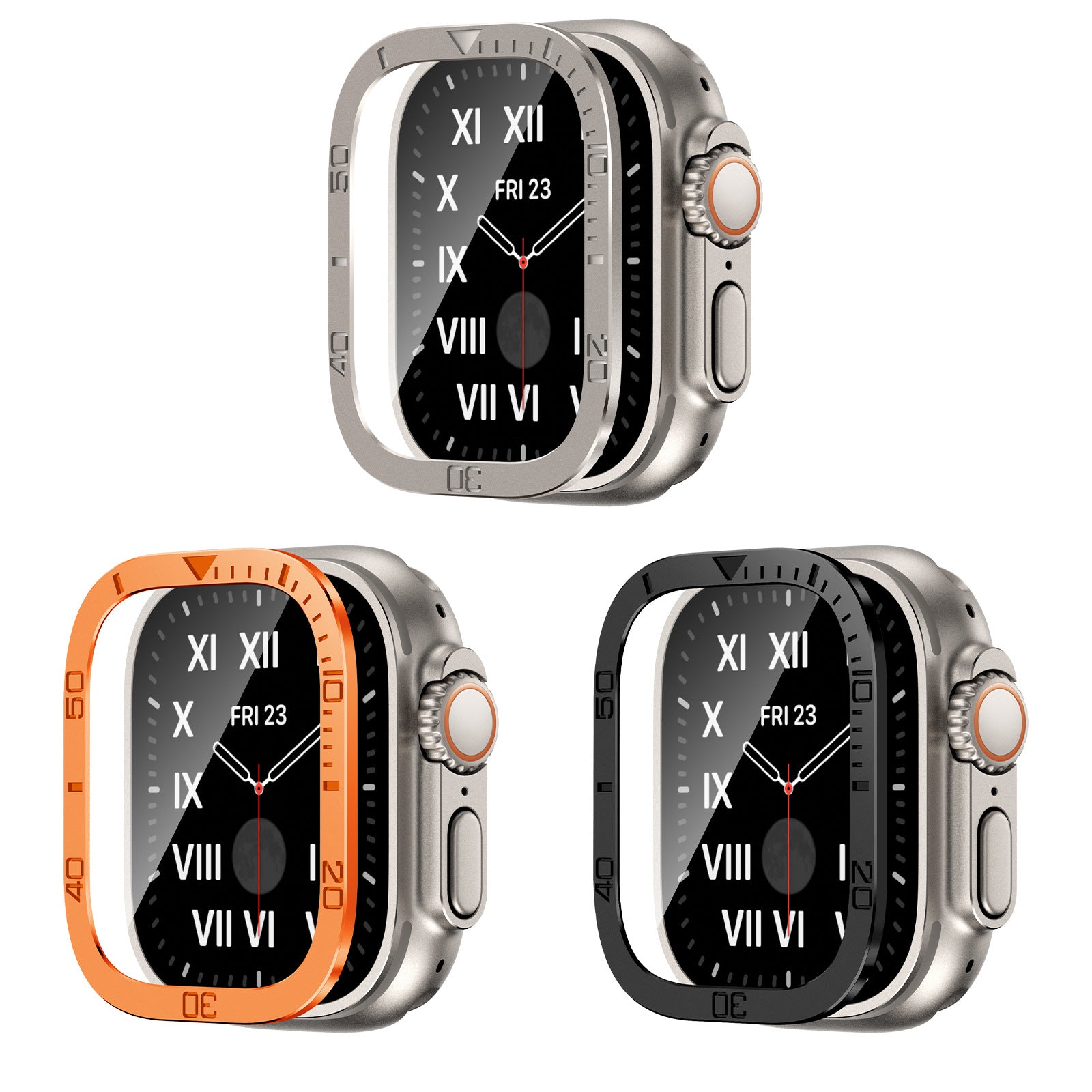 Hærdet glas skærmbeskytter til Apple Watch Ultra, Vellon