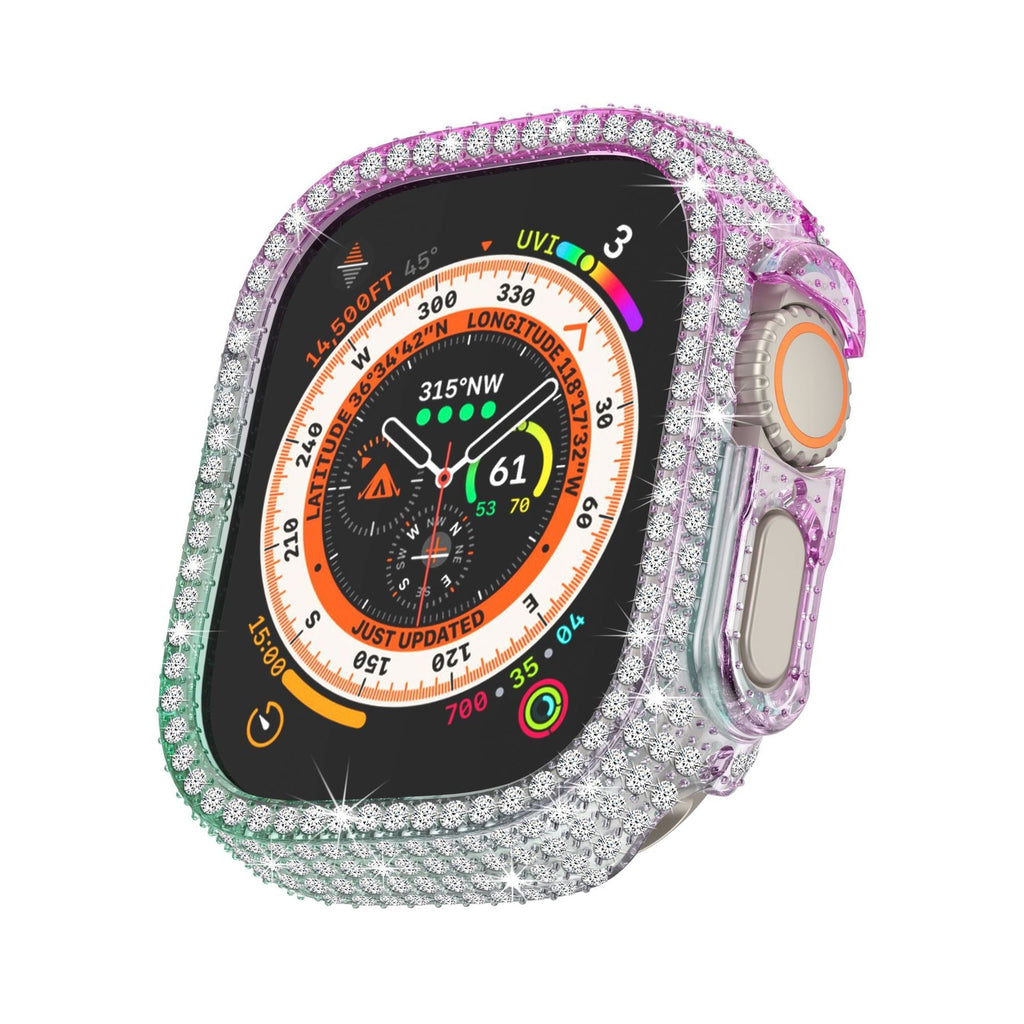 Diamond Apple Watch Ultra Case With Screen Shield — LuxeGuard