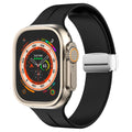 Magnetyczny pasek silikonowy do Apple Watch, pasek z bezpiecznym zapięciem Luma