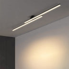 Plafoniera LED ultrasottile semipiatta in alluminio, LumenVale