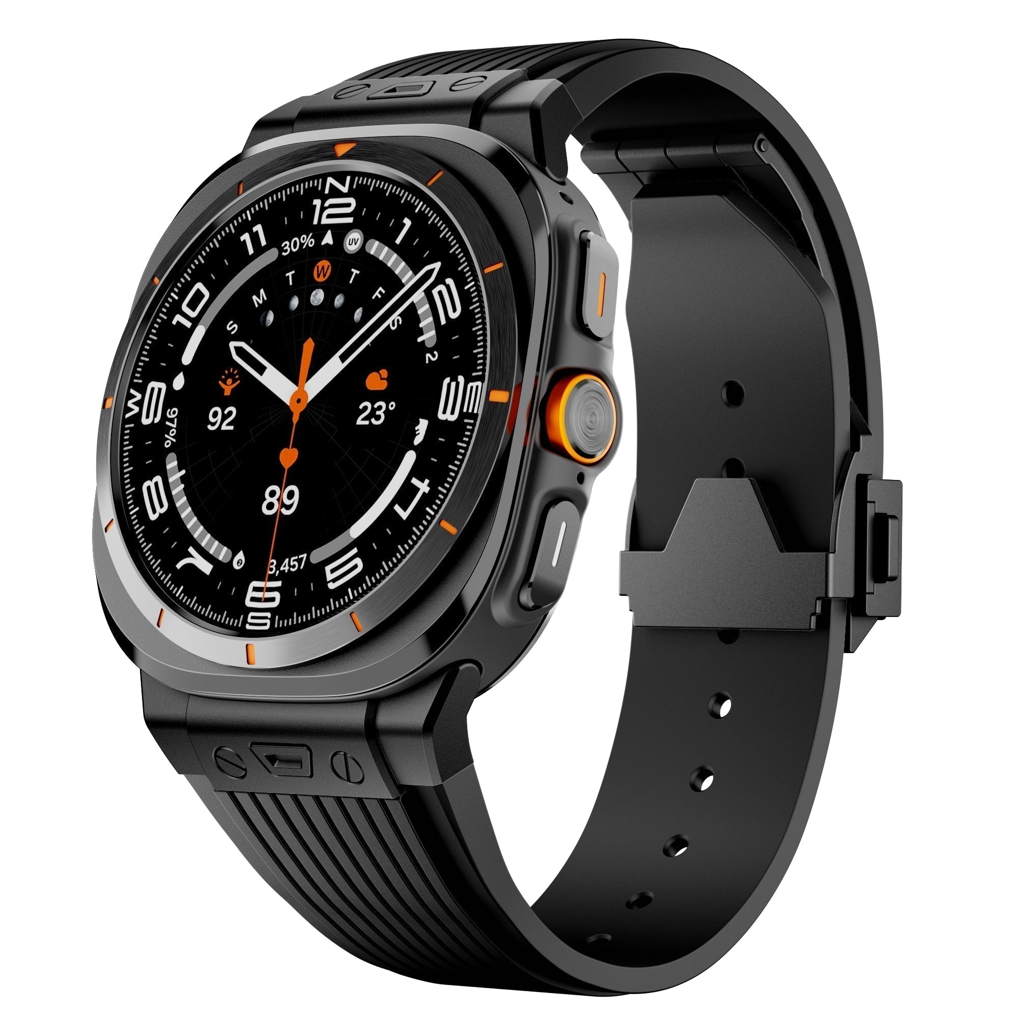 Curea din silicon pentru Samsung Watch Ultra, curea ajustabilă Kirrea cu cataramă