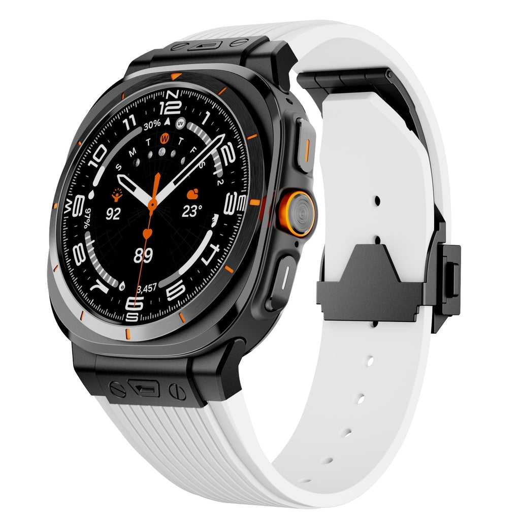 Curea din silicon pentru Samsung Watch Ultra, curea ajustabilă Kirrea cu cataramă