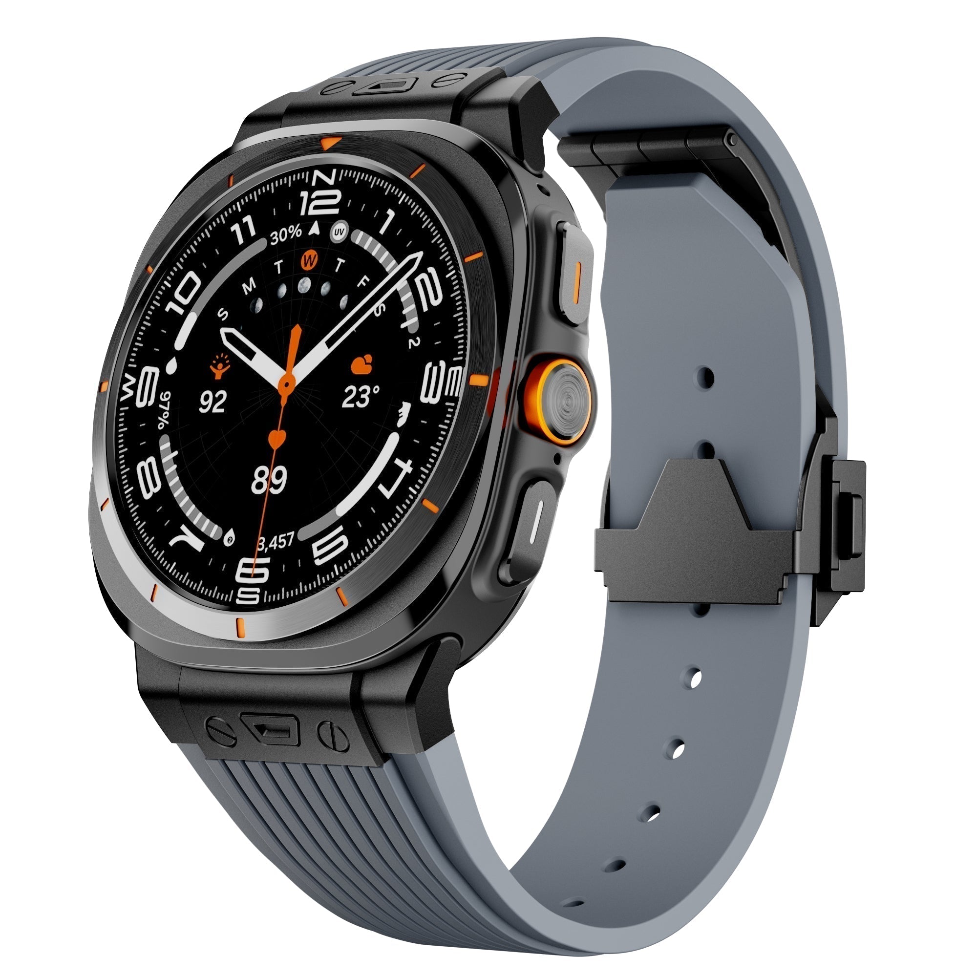 Curea din silicon pentru Samsung Watch Ultra, curea ajustabilă Kirrea cu cataramă