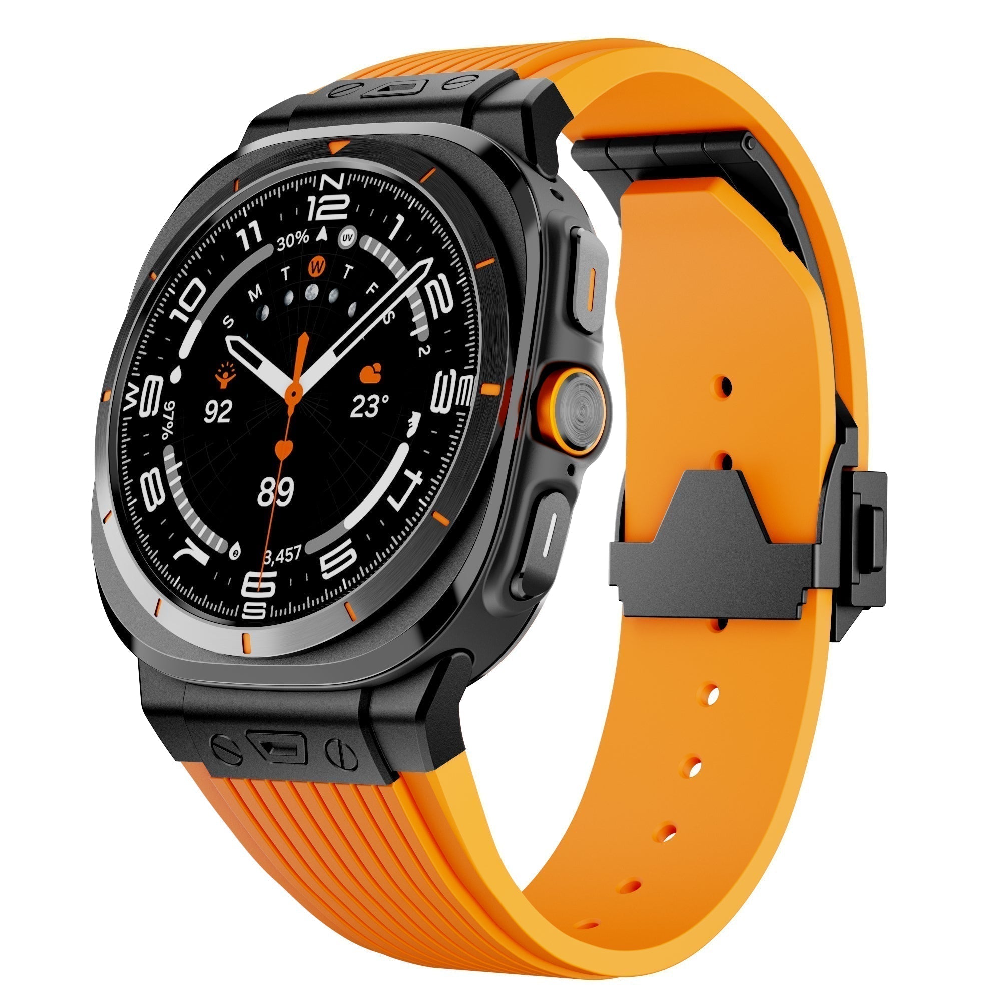 Curea din silicon pentru Samsung Watch Ultra, curea ajustabilă Kirrea cu cataramă