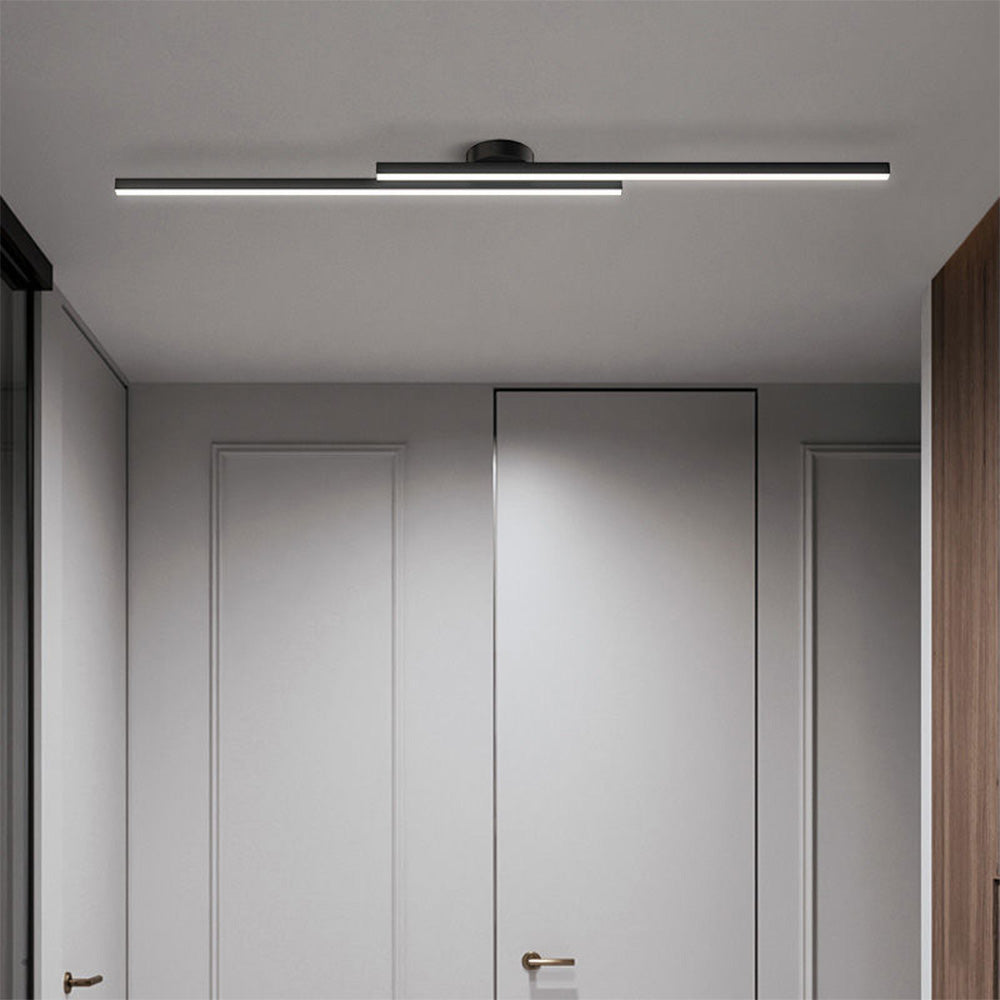 Plafoniera LED ultrasottile semipiatta in alluminio, LumenVale