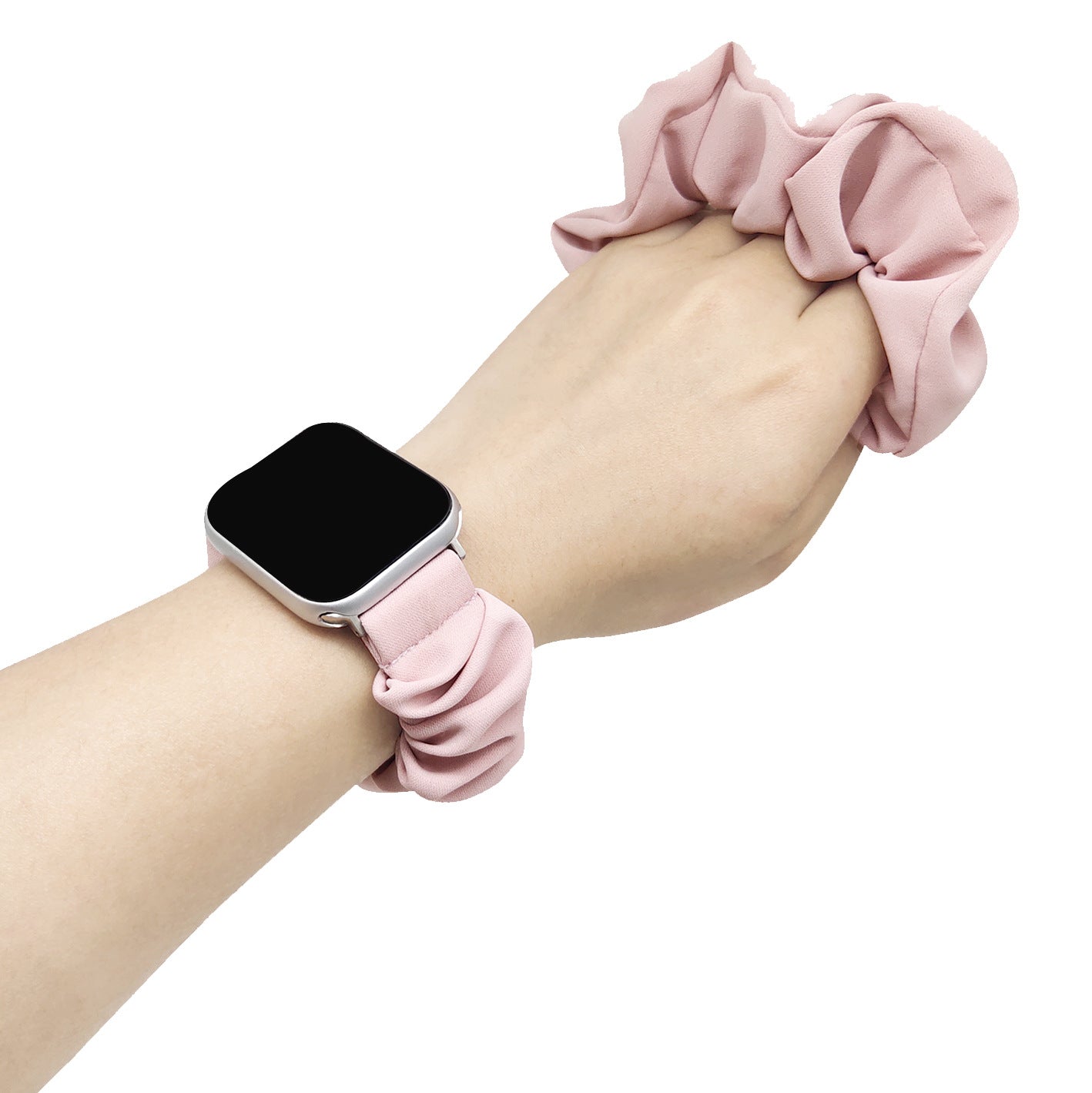 Blød Slip-On Scrunchie-rem til Apple Watch, komfort hele dagen