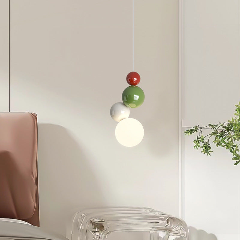 Valentina Modern LED Pendant Light White Metal Bedroom Living Room - Neutralighting