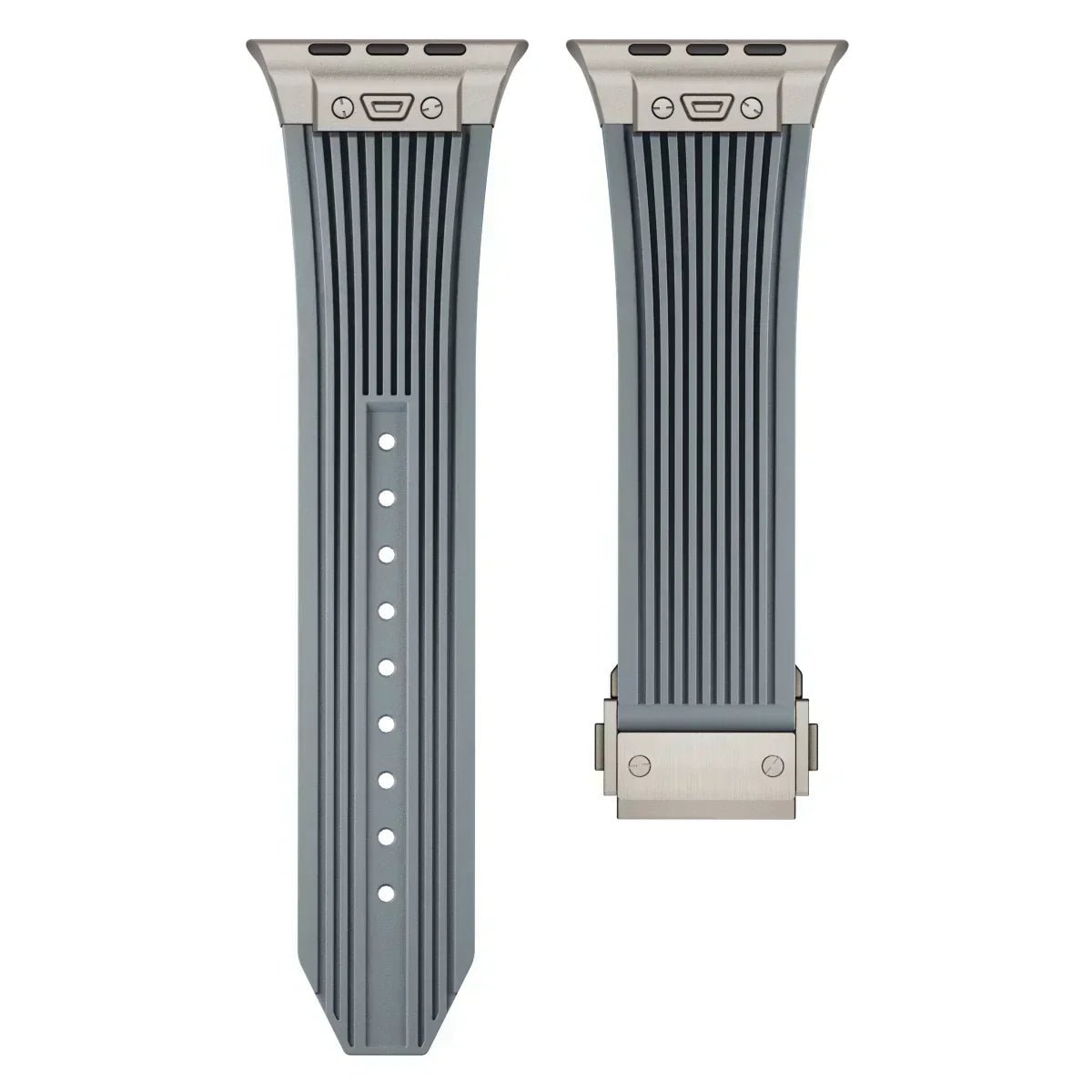 Silicone Watch Band for Apple Watch 44-49mm, NovaFlex Adjustable Strap