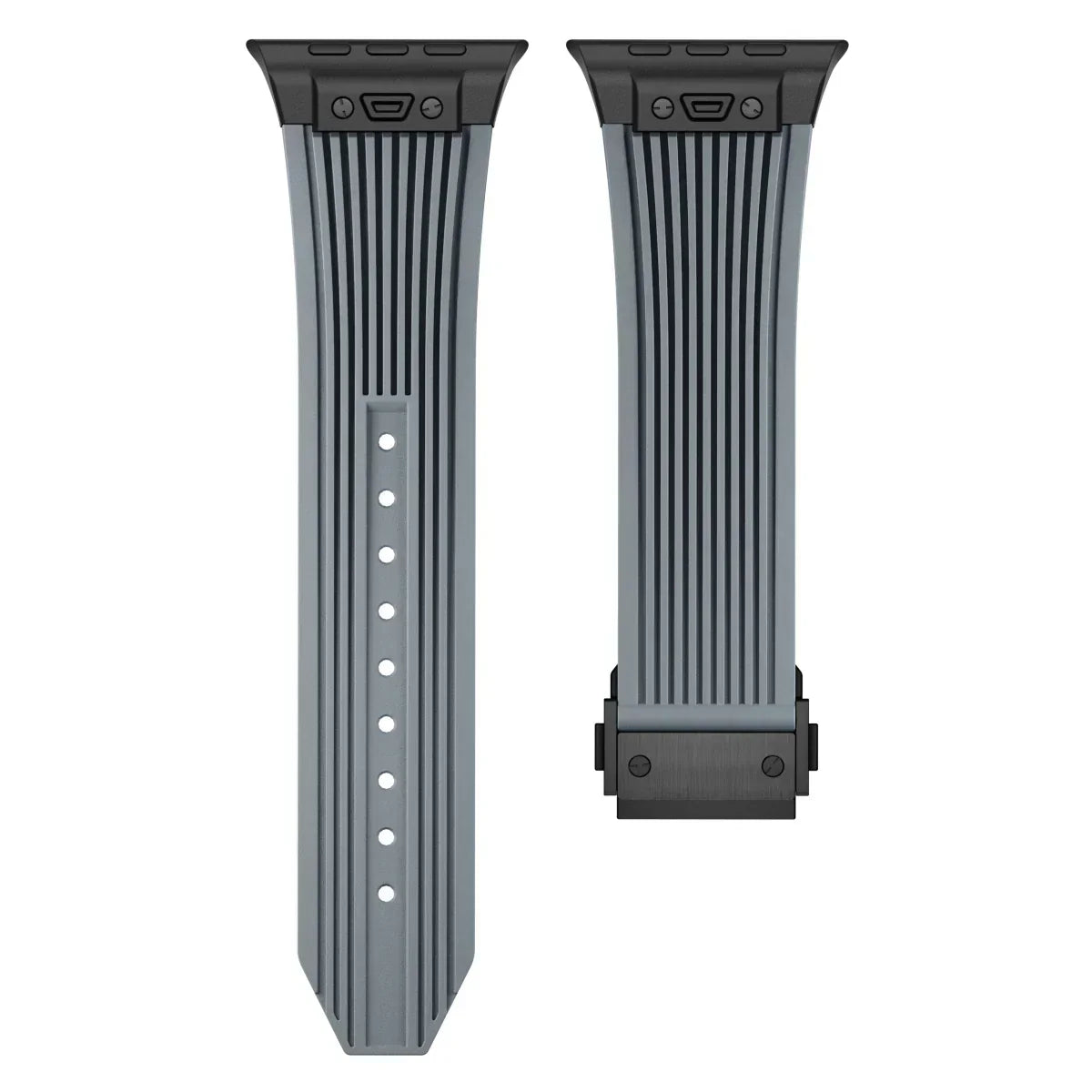 Silicone Watch Band for Apple Watch 44-49mm, NovaFlex Adjustable Strap