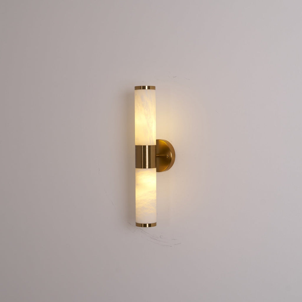 Kaia Minimalist Alabaster Wall Lamp | Fioriscas