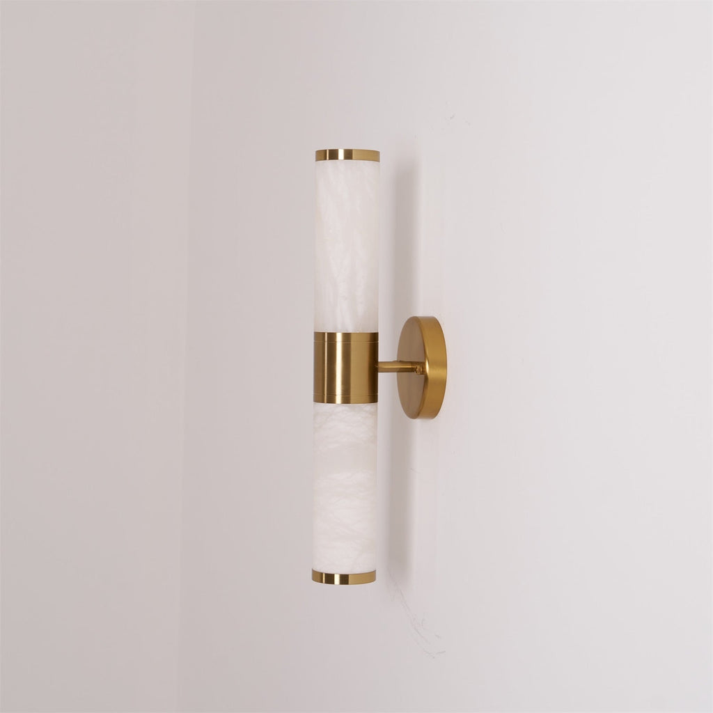 Kaia Minimalist Alabaster Wall Lamp | Fioriscas