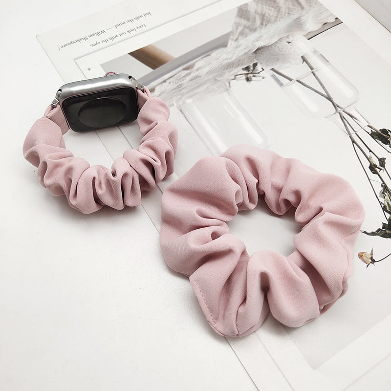 Blød Slip-On Scrunchie-rem til Apple Watch, komfort hele dagen