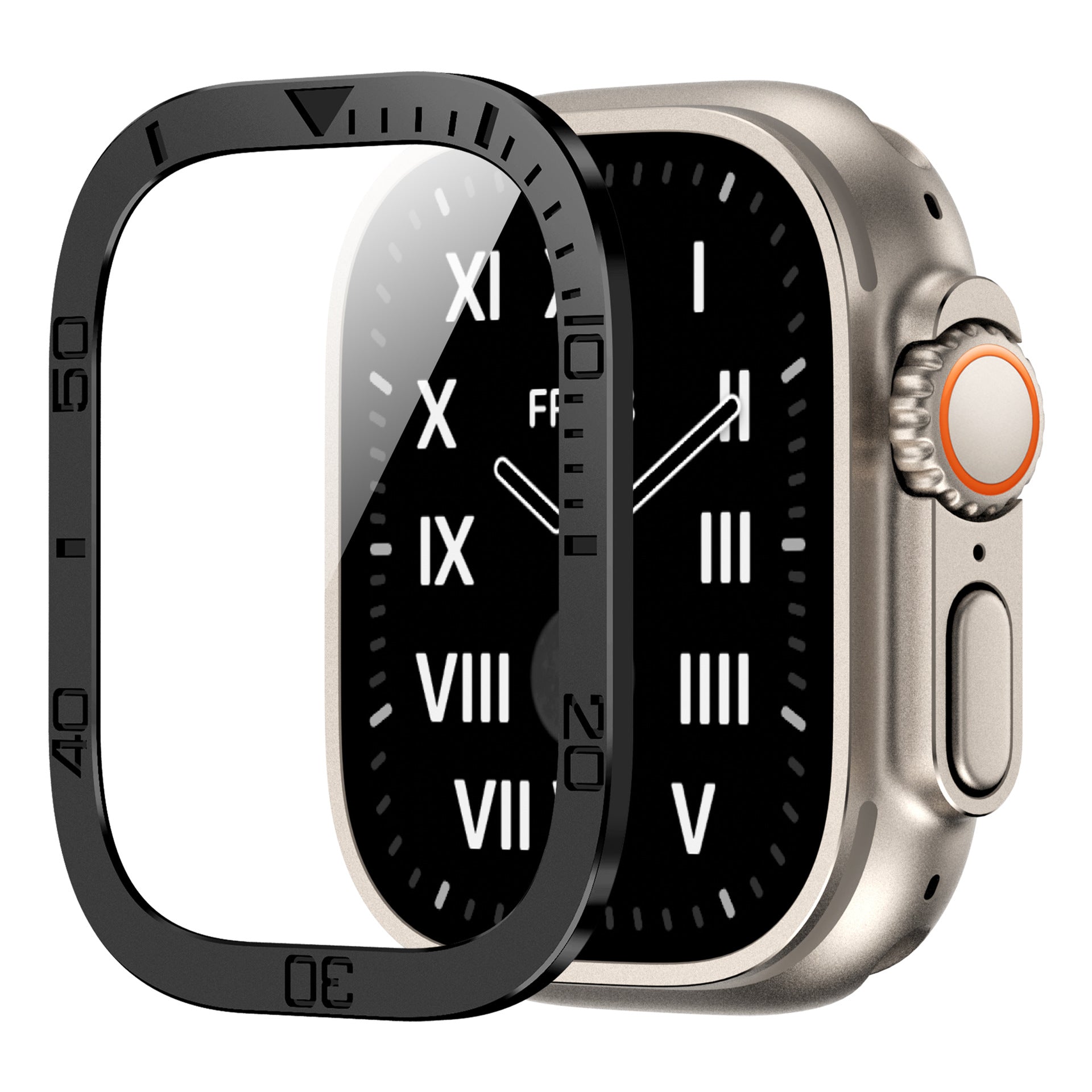 Hærdet glas skærmbeskytter til Apple Watch Ultra, Vellon