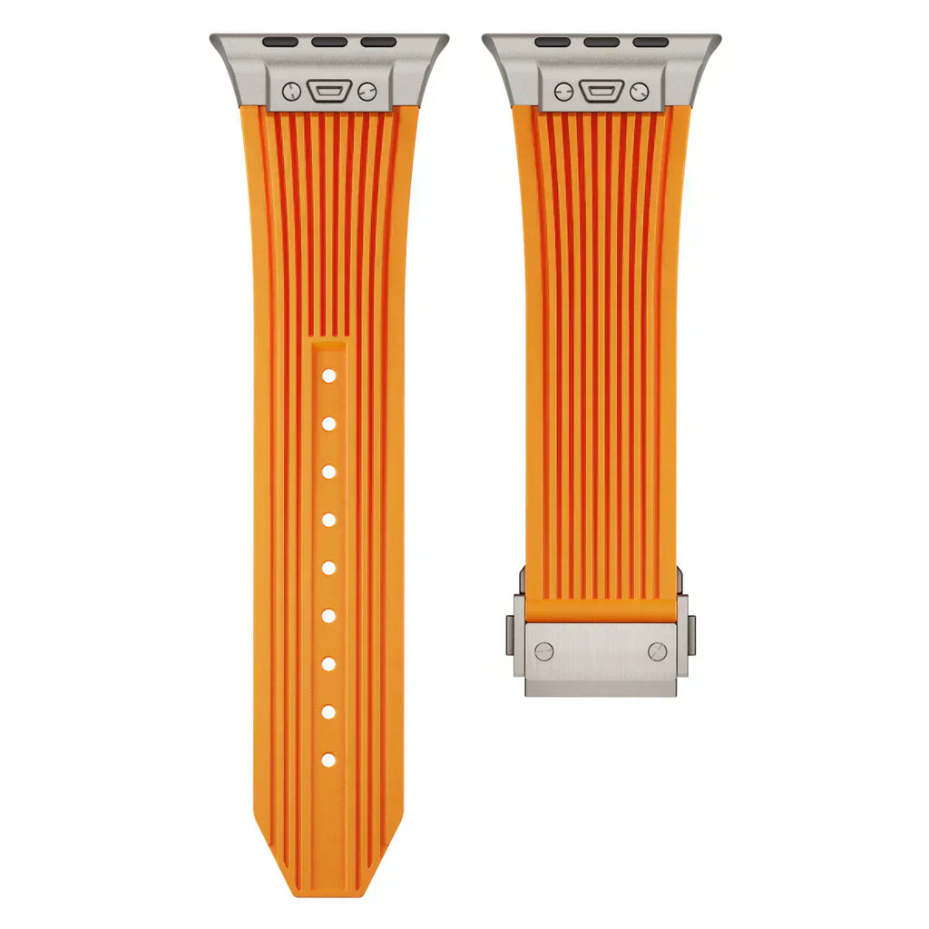 Silicone Watch Band for Apple Watch 44-49mm, NovaFlex Adjustable Strap