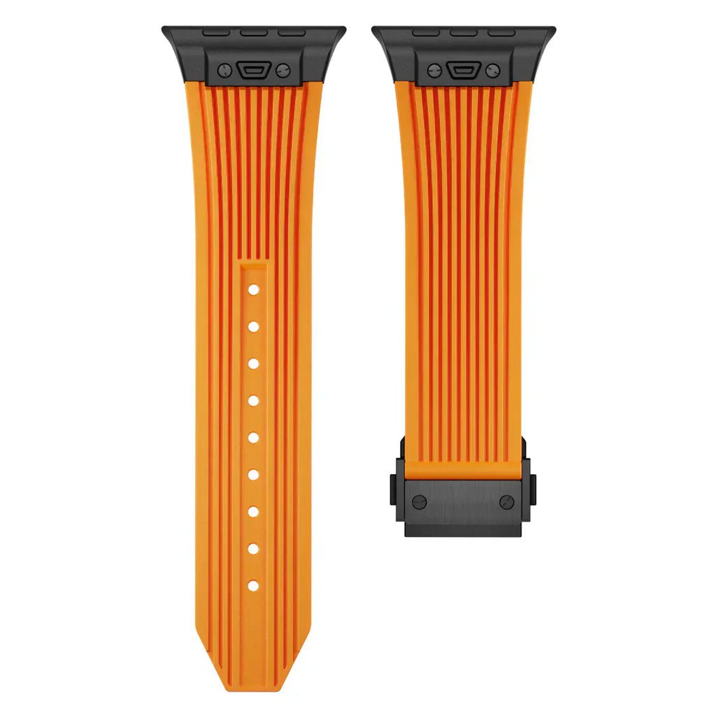 Silicone Watch Band for Apple Watch 44-49mm, NovaFlex Adjustable Strap