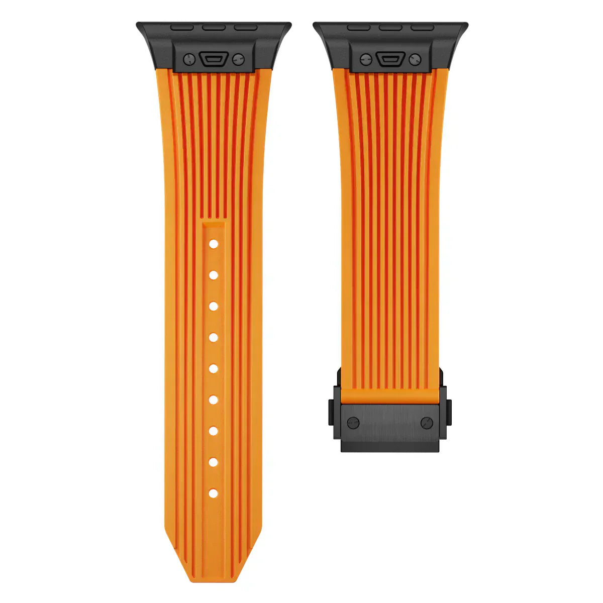 Silicone Watch Band for Apple Watch 44-49mm, NovaFlex Adjustable Strap
