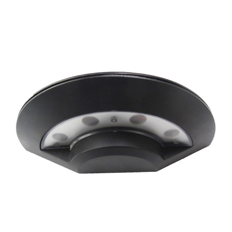 Ray Wall Lamp Flying Saucer, Metal LED, Black, Outdoor | Fioriscas