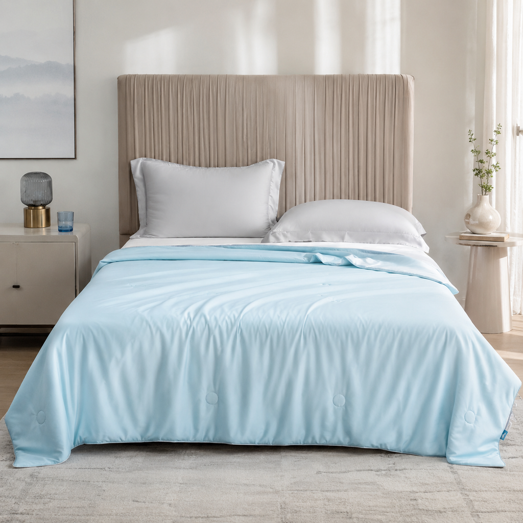 Breathable Cooling Quilt, Lightweight Antibacterial Comforter For Summer