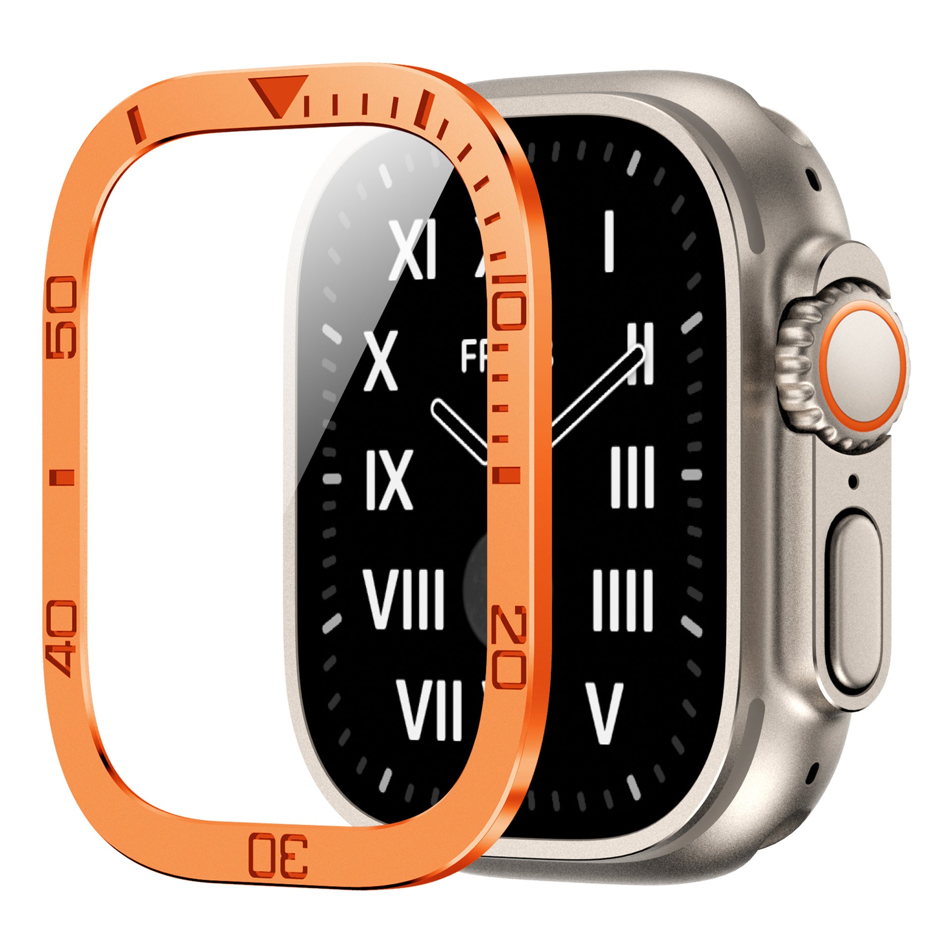 Hærdet glas skærmbeskytter til Apple Watch Ultra, Vellon