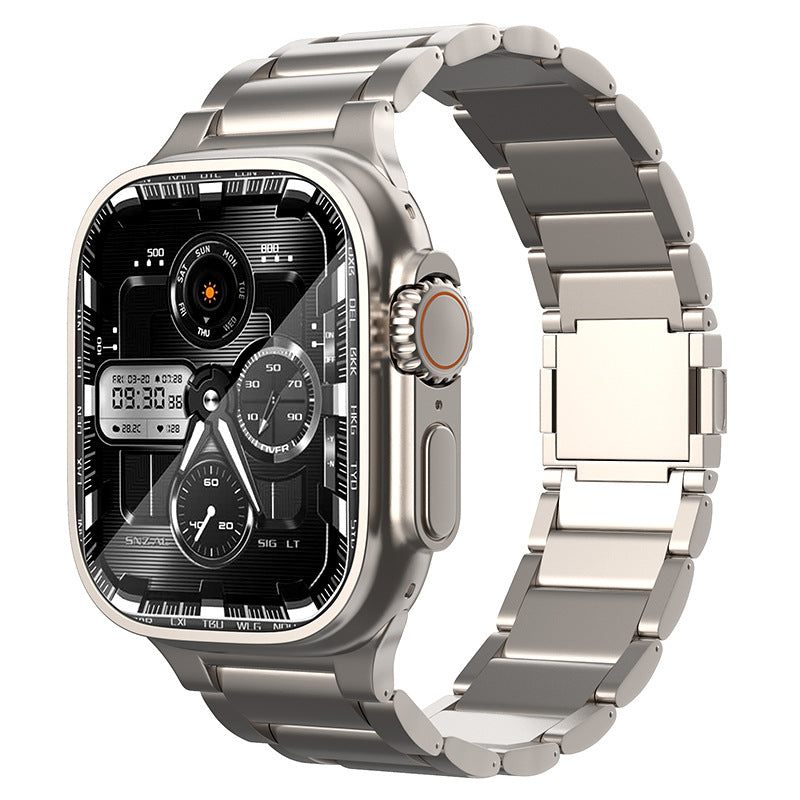 Solten titanium armband, magnetische sluiting, voor Apple Watch
