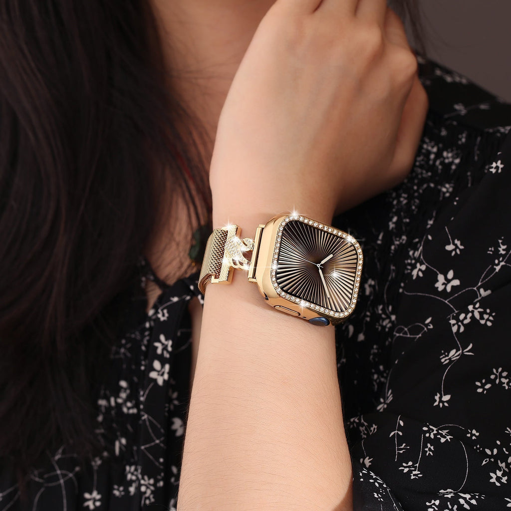 Pulseira Apple Watch, Malha Milanesa Marisette com Fecho Magnético