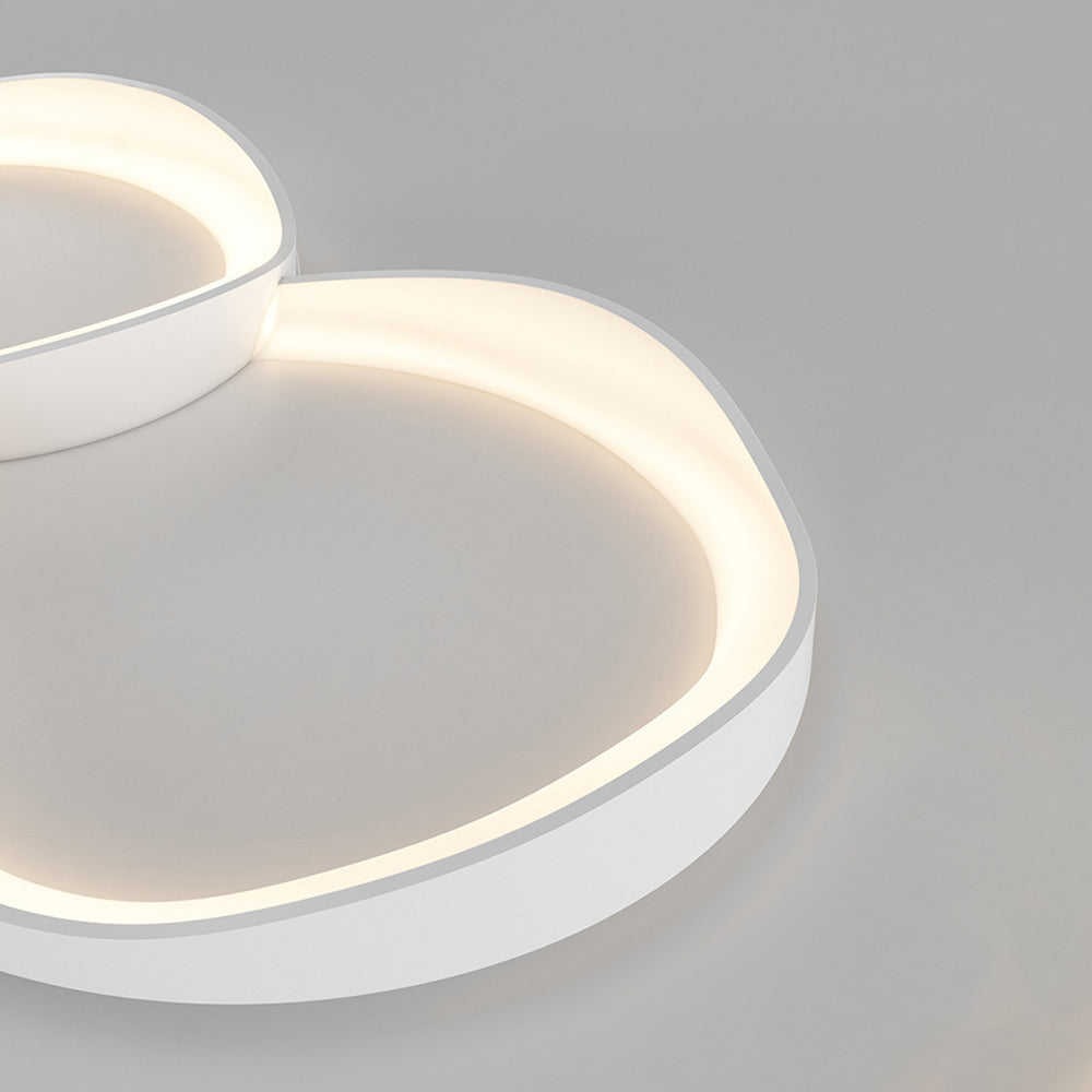 Arisha Modern Wave Flush Mount Ceiling Light | Fioriscas