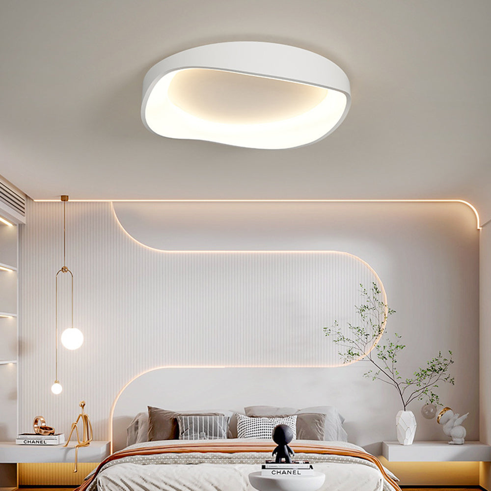 Arisha Modern Wave Flush Mount Ceiling Light | Fioriscas