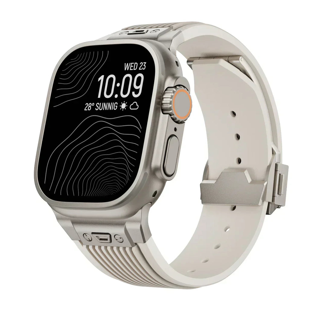 Silicone Watch Band for Apple Watch 44-49mm, NovaFlex Adjustable Strap