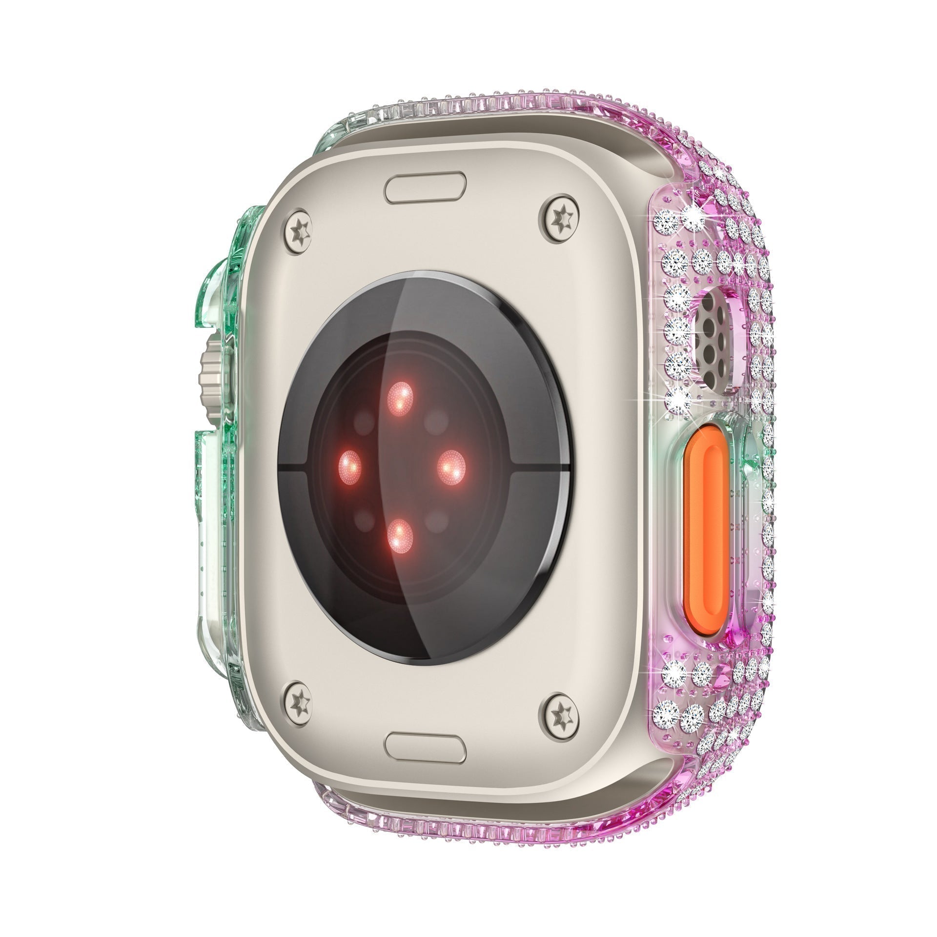 Diamond Apple Watch Ultra Case With Screen Shield — LuxeGuard