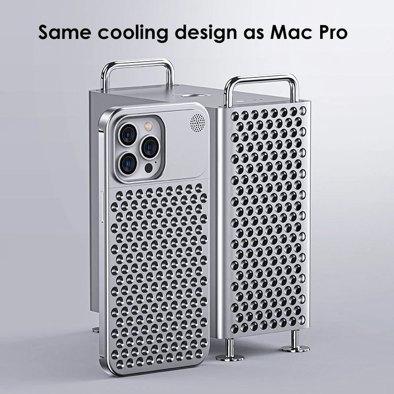 iPhone-etui i titanium-aluminiumlegering, Vellon ultratyndt kantløst design