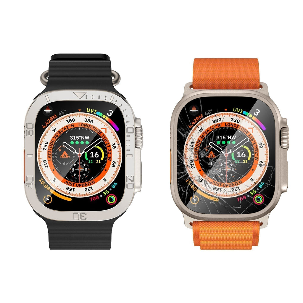 Hærdet glas skærmbeskytter til Apple Watch Ultra, Vellon