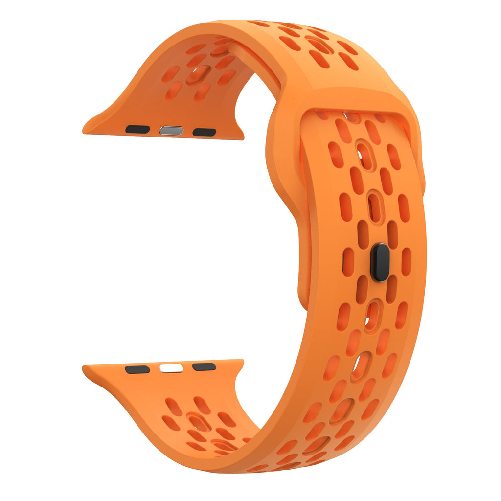 Pasek do Apple Watch, AeroFlex oddychający z gumy szwajcarskiej FKM, sportowy fason
