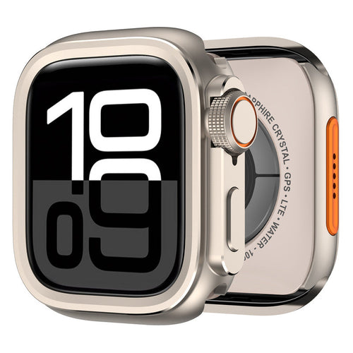 Apple Watch Ultra Polished Metal Case, Lunaro Premium Cover