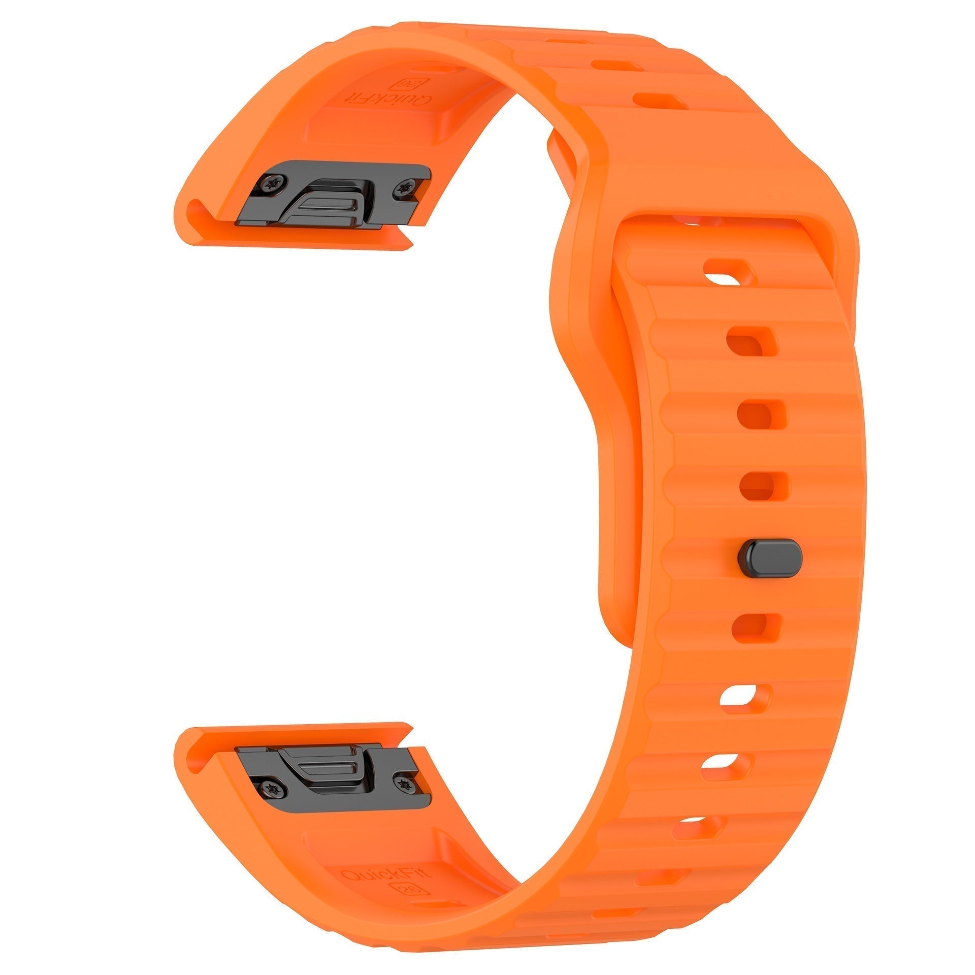 Ventro Silikon-Sportarmband für Garmin Fenix 8, 7X, 6X, belüftetes Design