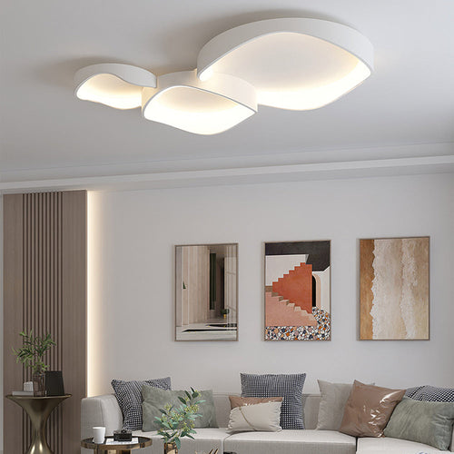 Arisha Modern Wave Flush Mount Ceiling Light | Fioriscas