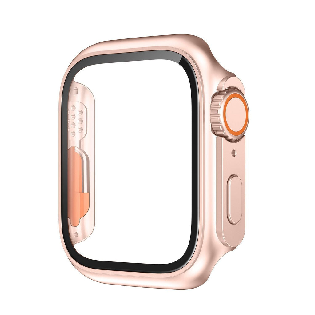 Custodia Bumper per Apple Watch, Protezione Schermo in Vetro Temperato, Stile Ultra Elegante