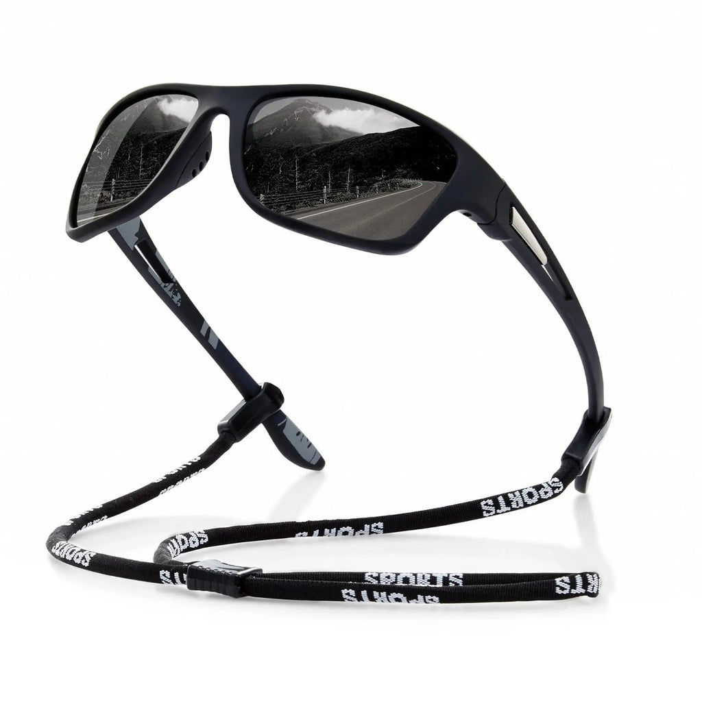 Gafas de sol polarizadas envolventes con protección UV400 para hombre