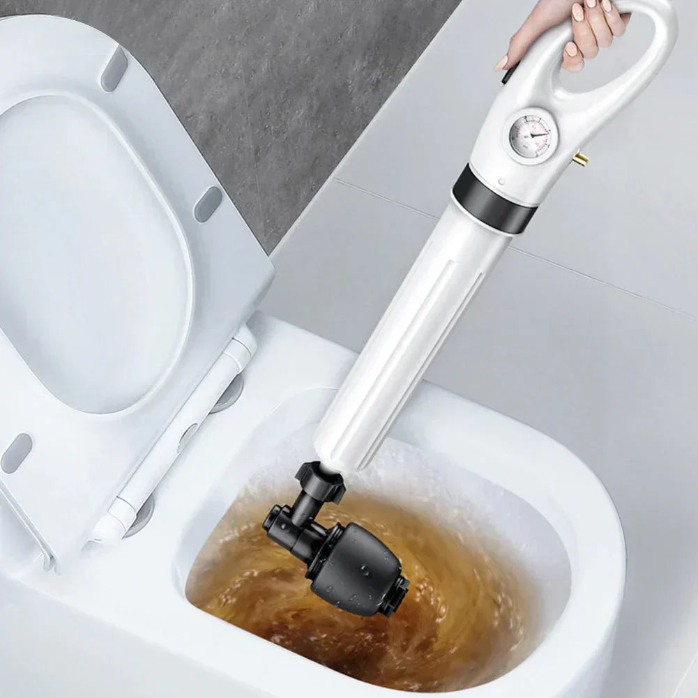 Hogedruk Luchtontstopper, 4 Koppen Voor Toiletten, Wastafels & Afvoeren