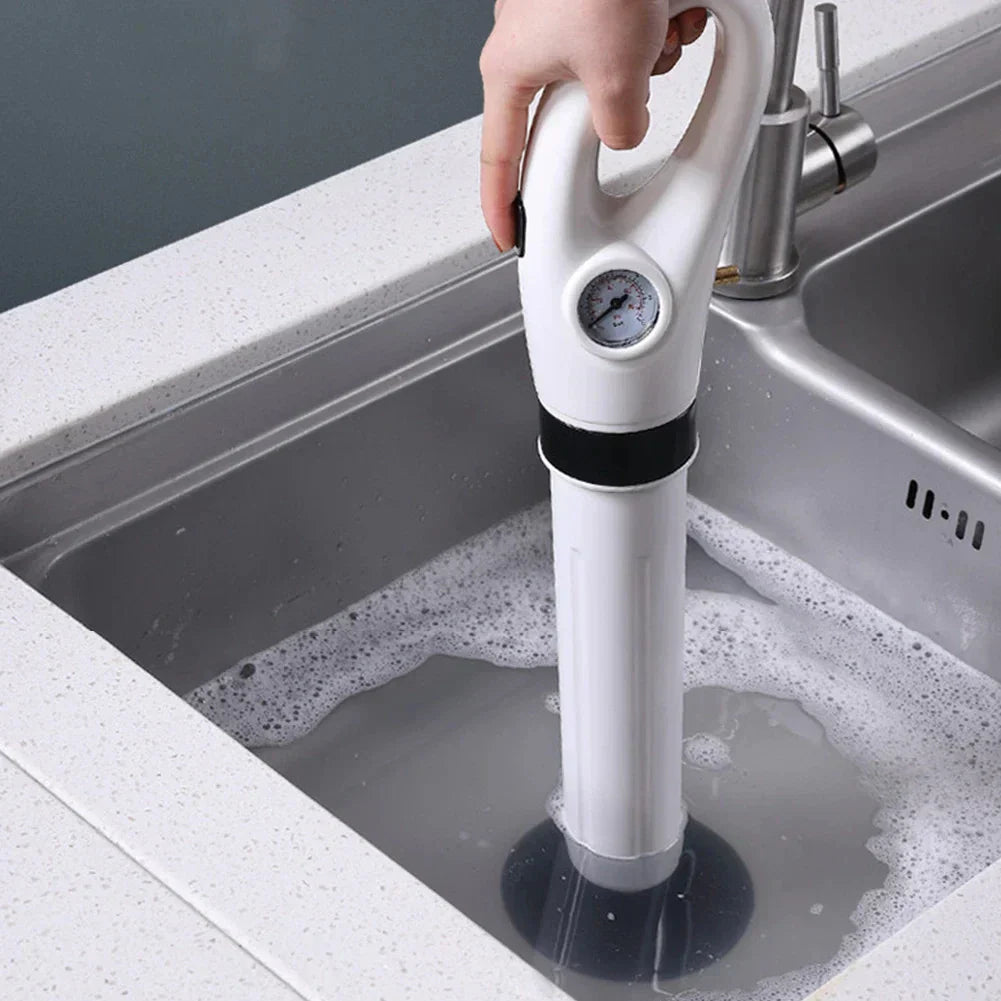 Hogedruk Luchtontstopper, 4 Koppen Voor Toiletten, Wastafels & Afvoeren