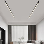 גוף תאורת תקרה ליניארי LED נוארליין, גימור שחור, 4 אורכים