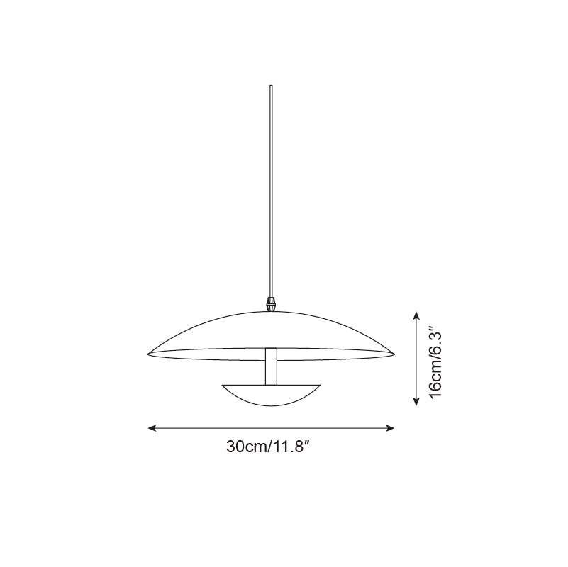 Pylos Minimalist Black Pendant Light | Fioriscas
