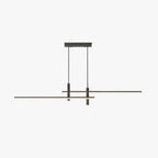 Pendant Light With A Linear Silhouette, Nexa LED Dining Fixture